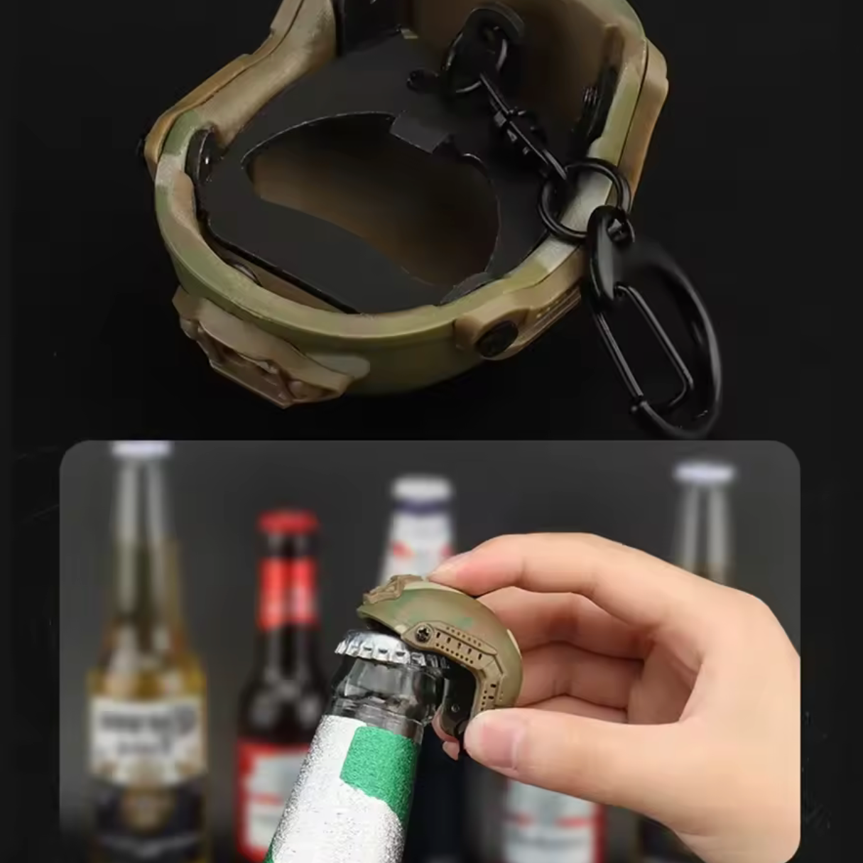Fast Helmet Beer Opener